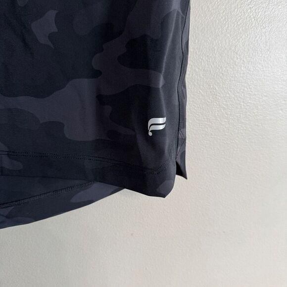 Fabletics NWT camo black The 7” One Short size XXL - Picture 3 of 8